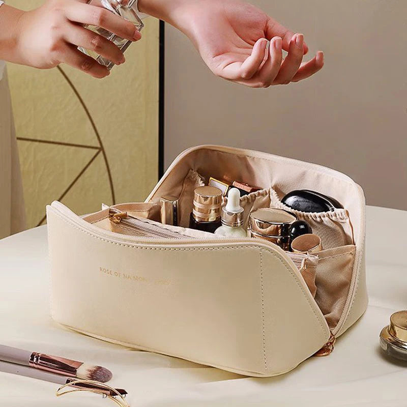 Portable Travel Cosmetic Bag — Waterproof Makeup Case & Organizer