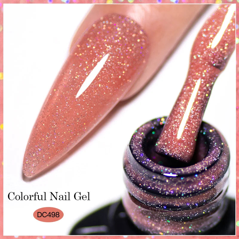 Mtssii Reflective Glitter Gel Nail Polish — Sparkling Holographic Effect