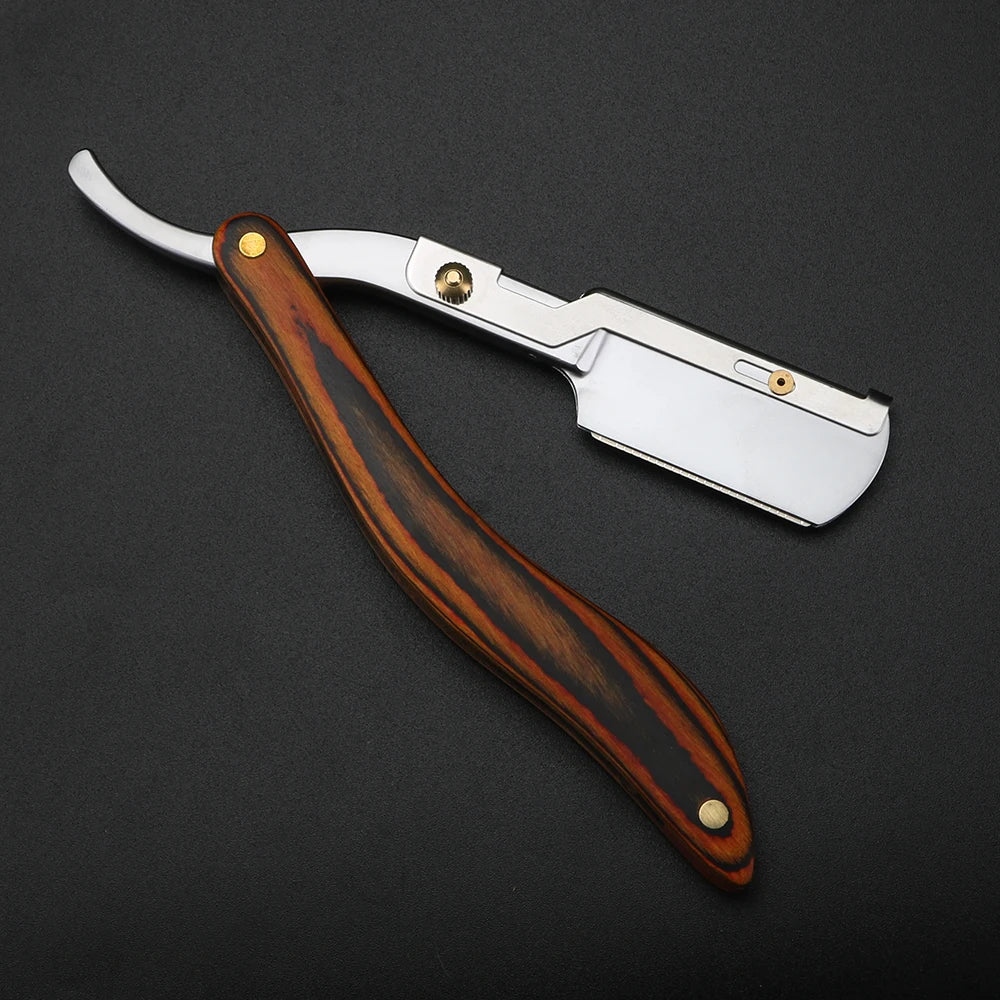 XUAN FENG Professional Straight-Edge Razor — Hand-Polished Stainless Steel Shaving Tool