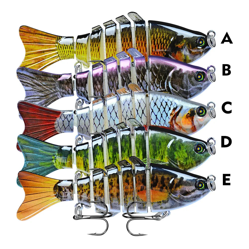 Multi-Section Fishing Lure Set — Versatile Artificial Bait for Various Waters