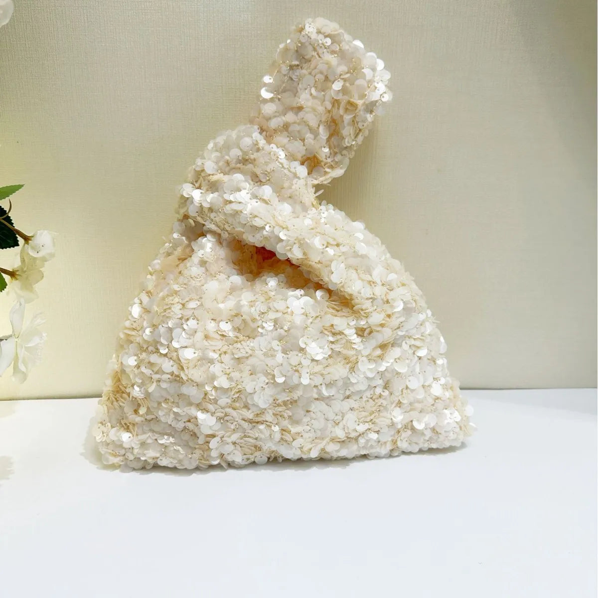 Elegant Sequin Evening Clutch — Shimmering Mini Handbag for Weddings