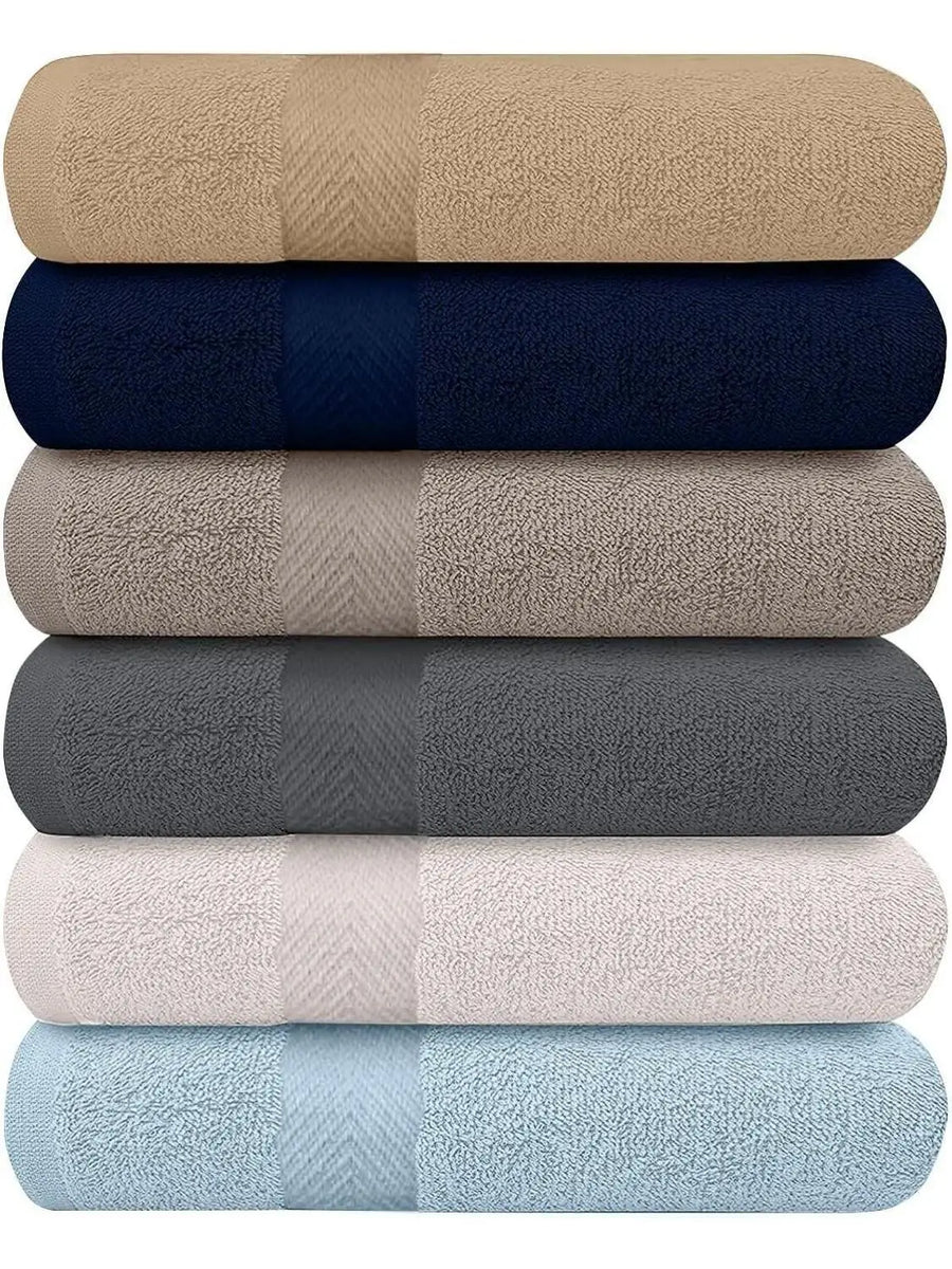 Bath Towels — Soft Absorbent Cotton