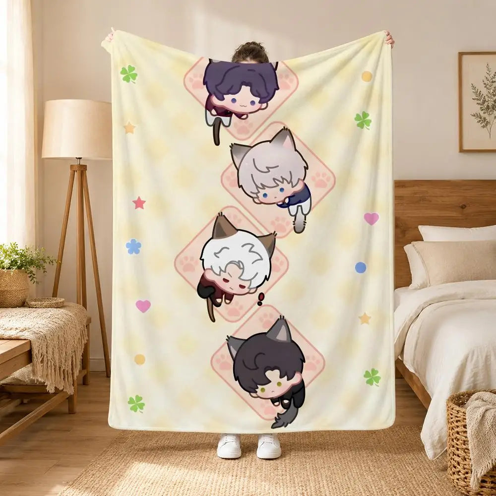 Ultra Soft Flannel Throw Blanket — Cozy Plush Fabric for Home and Travel