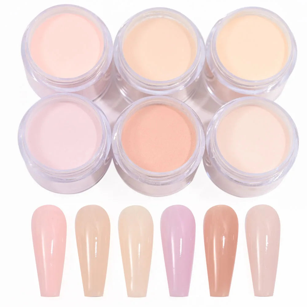 HotPress Professional Acrylic Nail Kit — 8-Piece Monomer and Powder Set