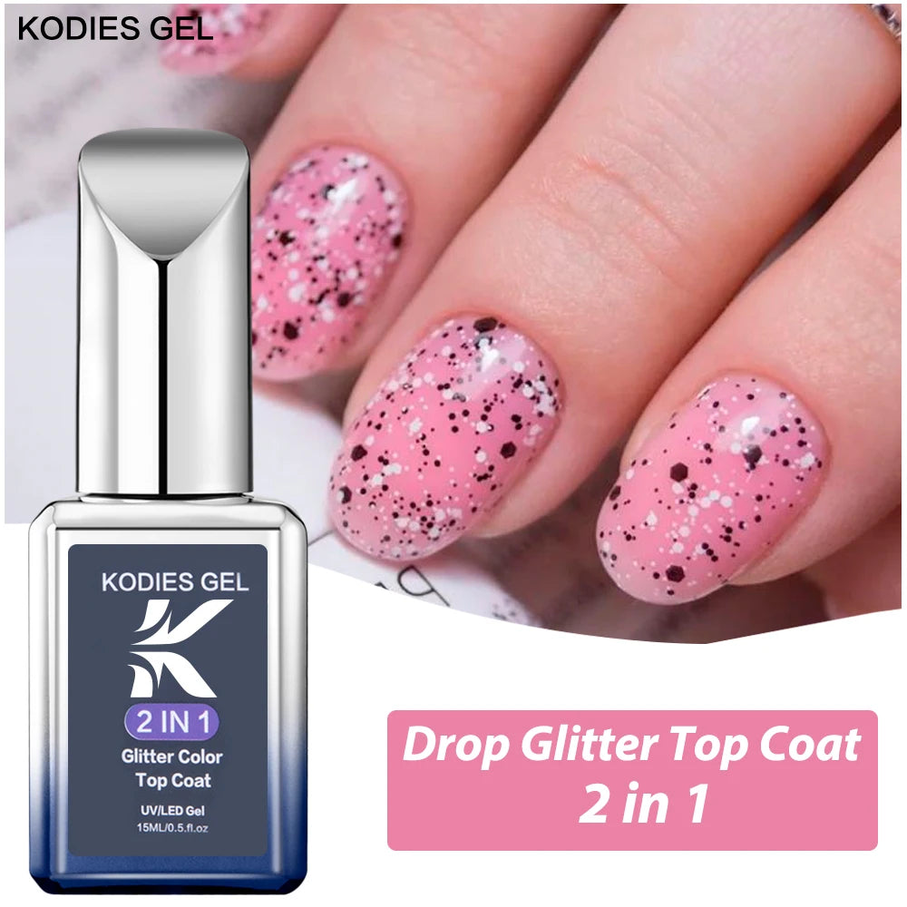 KODIES GEL Super Sticky Base Coat — Strong Semi-Permanent Nail Foundation