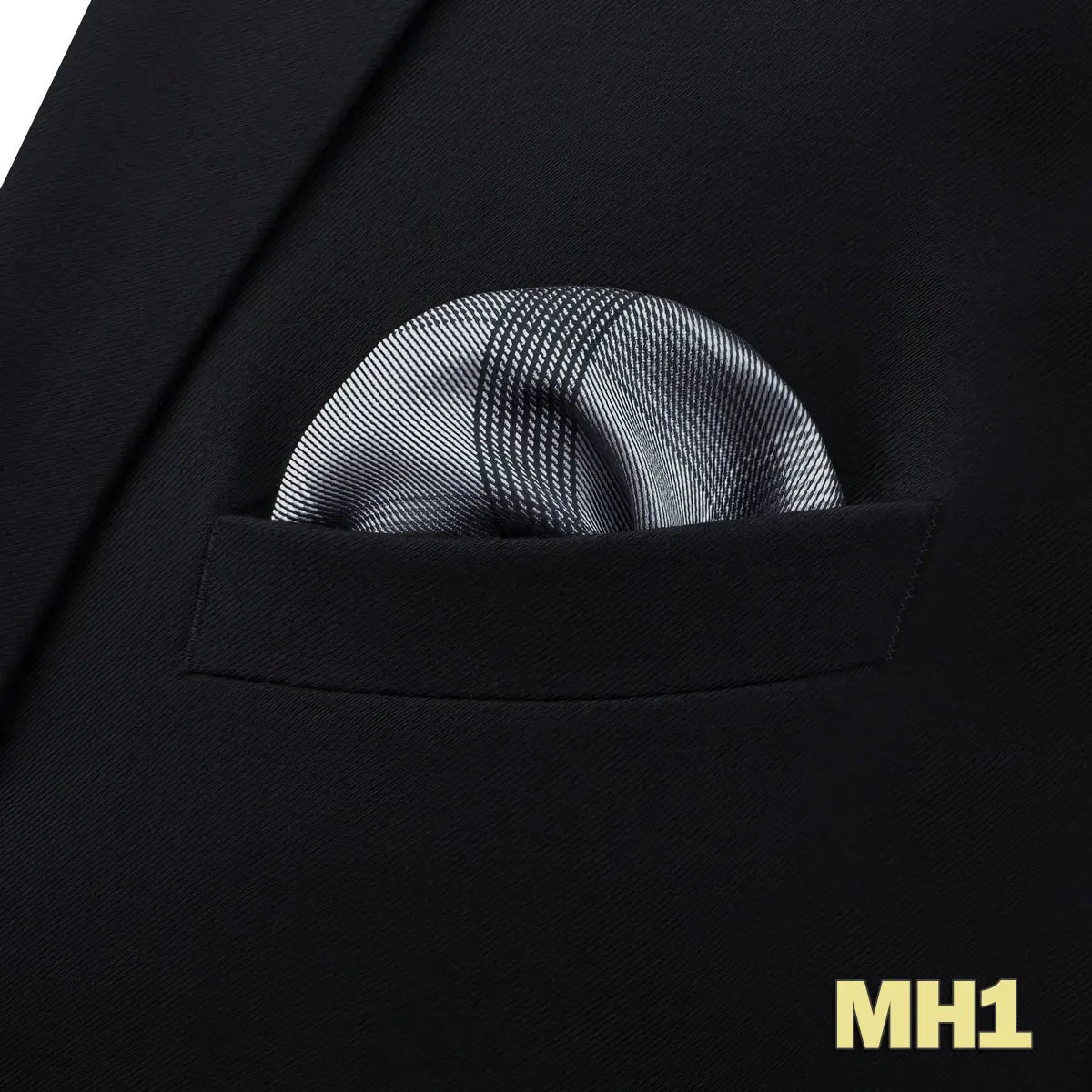 shlax&wing Men's Paisley Pocket Square — Elegant Microfiber Handkerchief for Suits