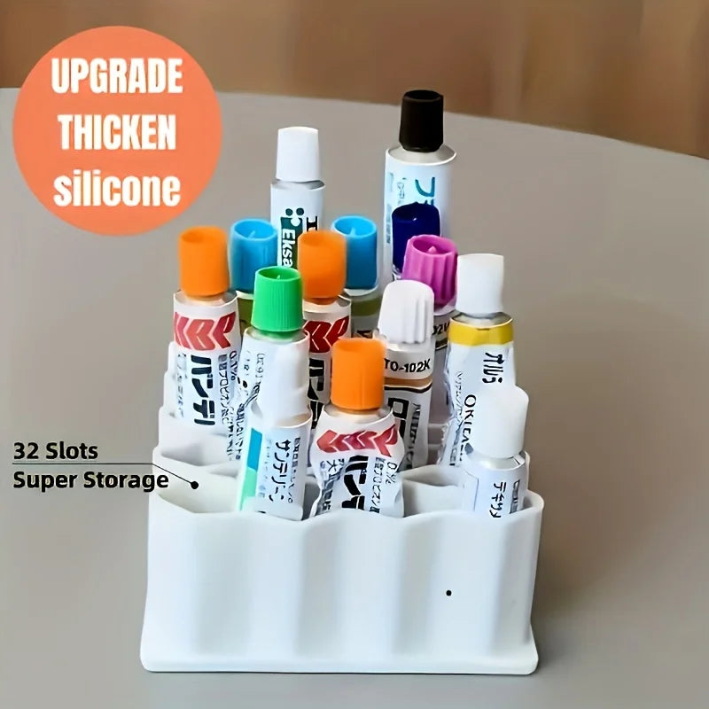 32-Compartment Desktop Storage Box — Space-Saving Organizer for Small Items