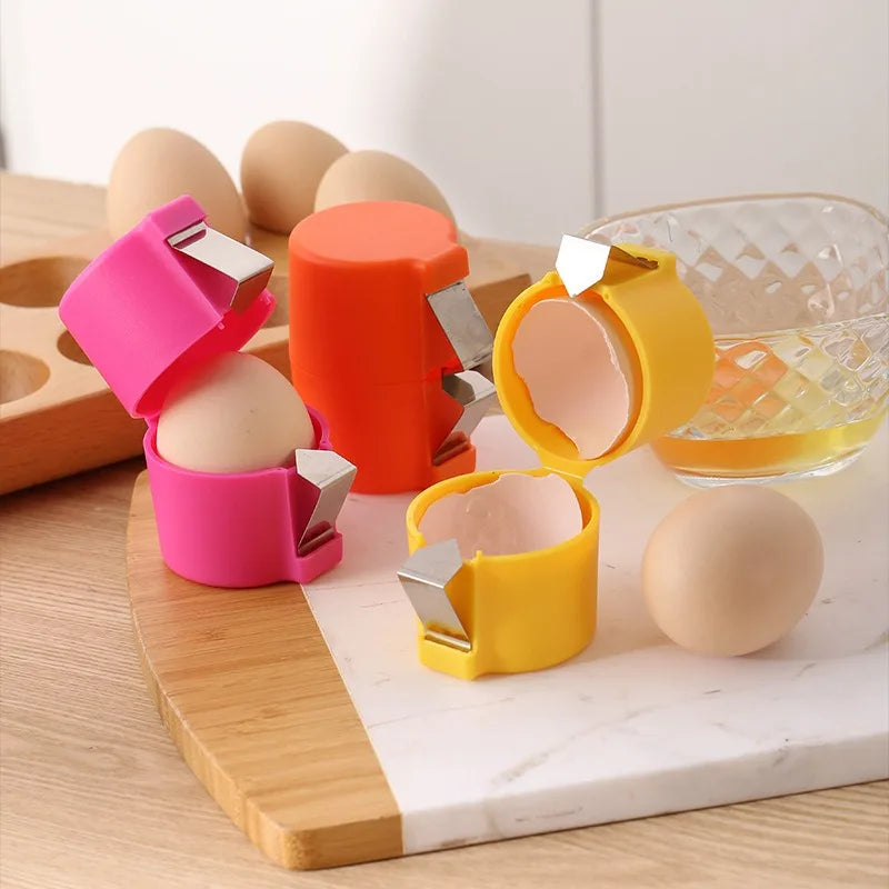 Stainless Steel Egg Shell Opener — Easy Cracker & Separator Tool