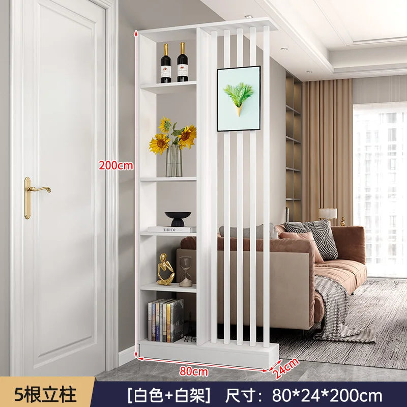 Modern Simple Room Divider — Elegant Wood Entrance Screen & Partition