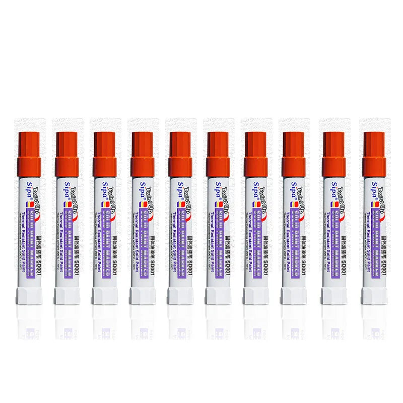Solid Paint Pen Set — Waterproof & High Temperature Resistant Markers