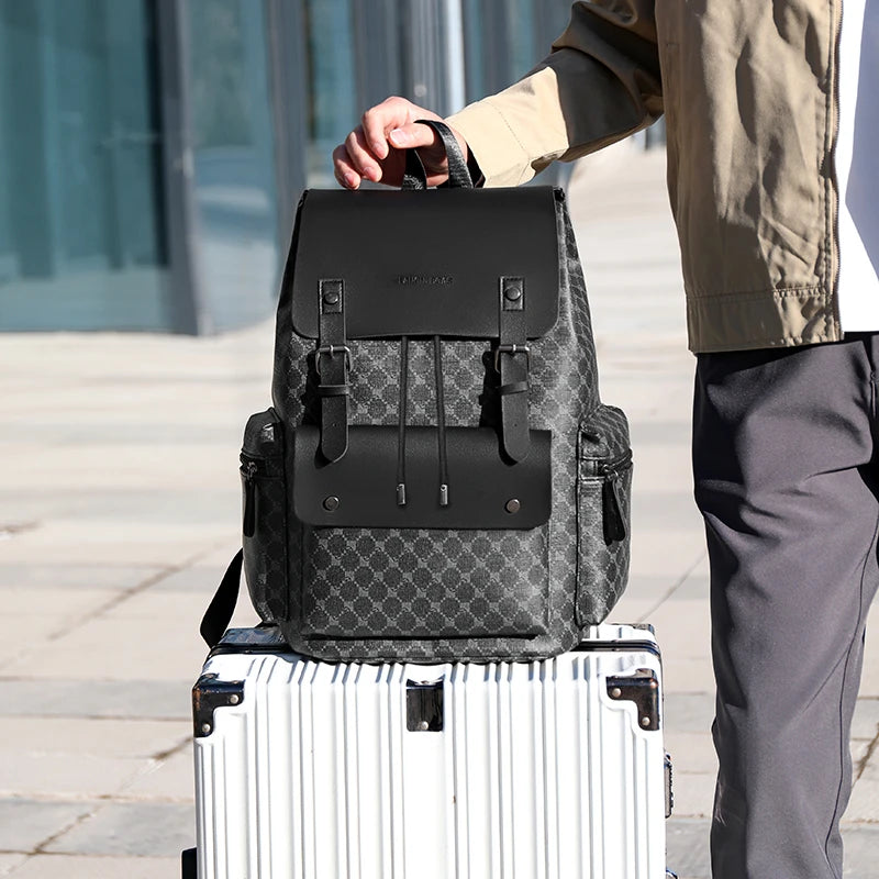 Multifunction Laptop Backpack — Stylish Daily Travel Bag, Black