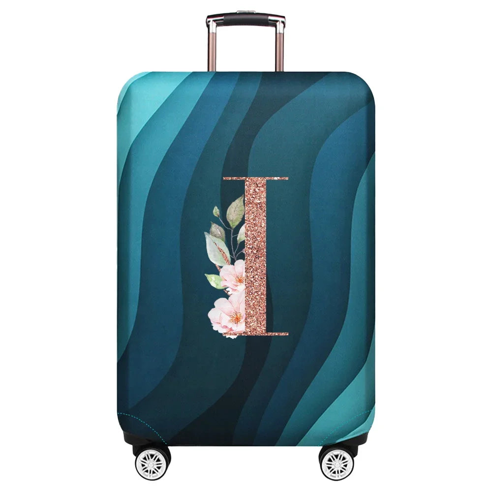 Stretch Luggage Protector Cover — Decorative Suitcase Guard for Travel