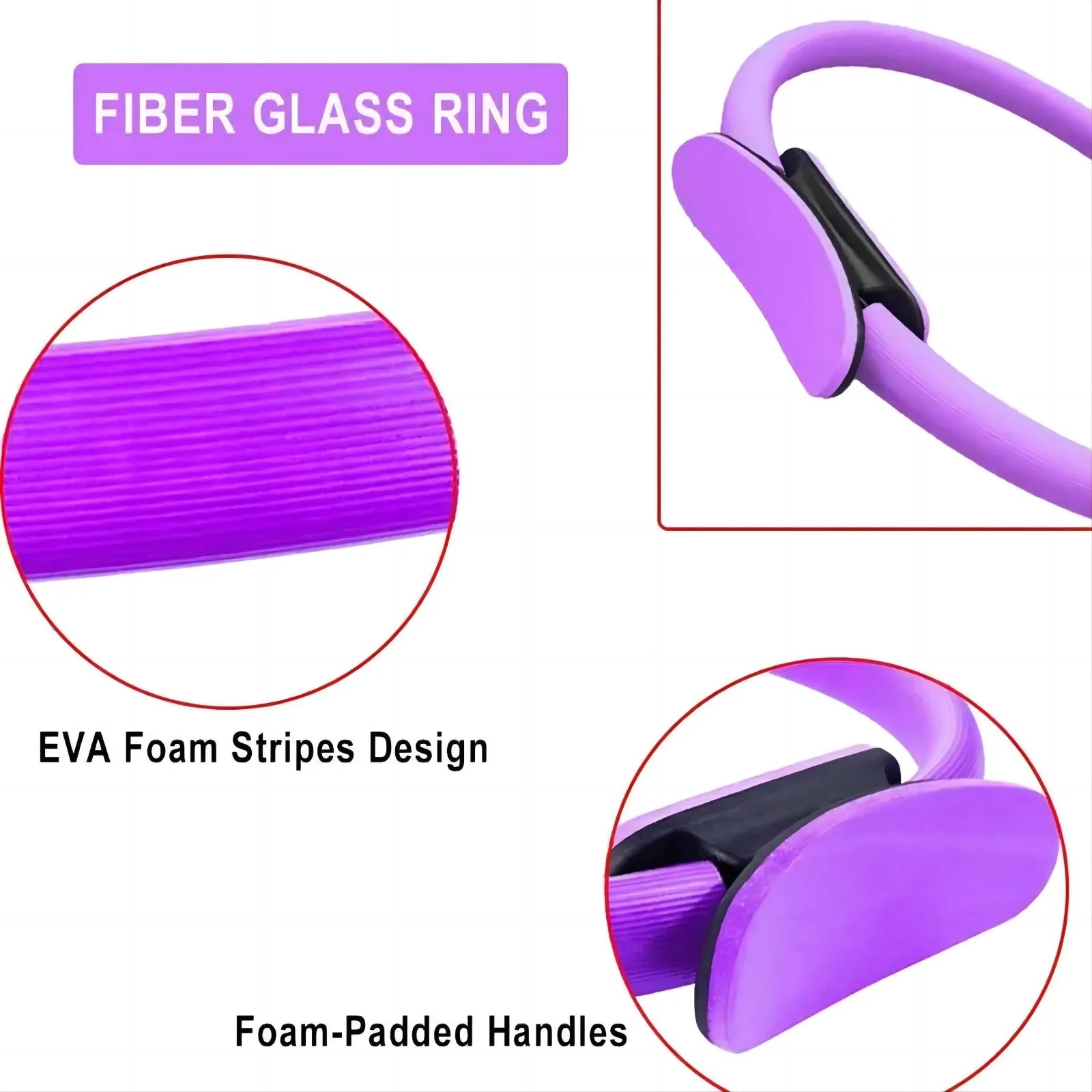 Yoga Resistance Ring Set — 5-Piece Pilates Training Kit
