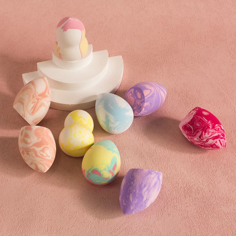 Marble Pattern Makeup Sponge — Ultra Soft Teardrop Beauty Blender