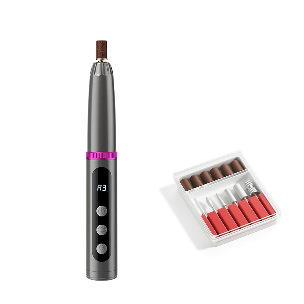 PEICON Electric Nail Drill & UV Lamp — 2-in-1 Cordless Manicure Tool