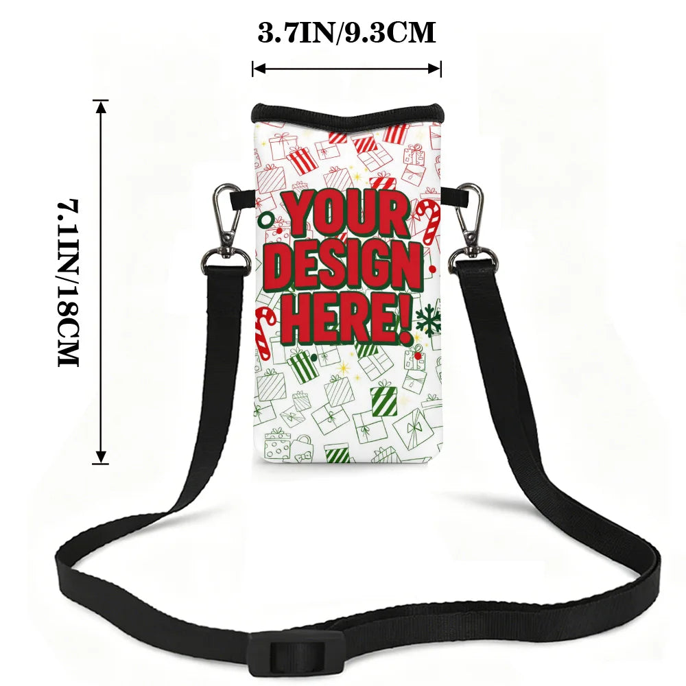 Custom Crossbody Phone Bag — Personalized Mini Messenger Purse