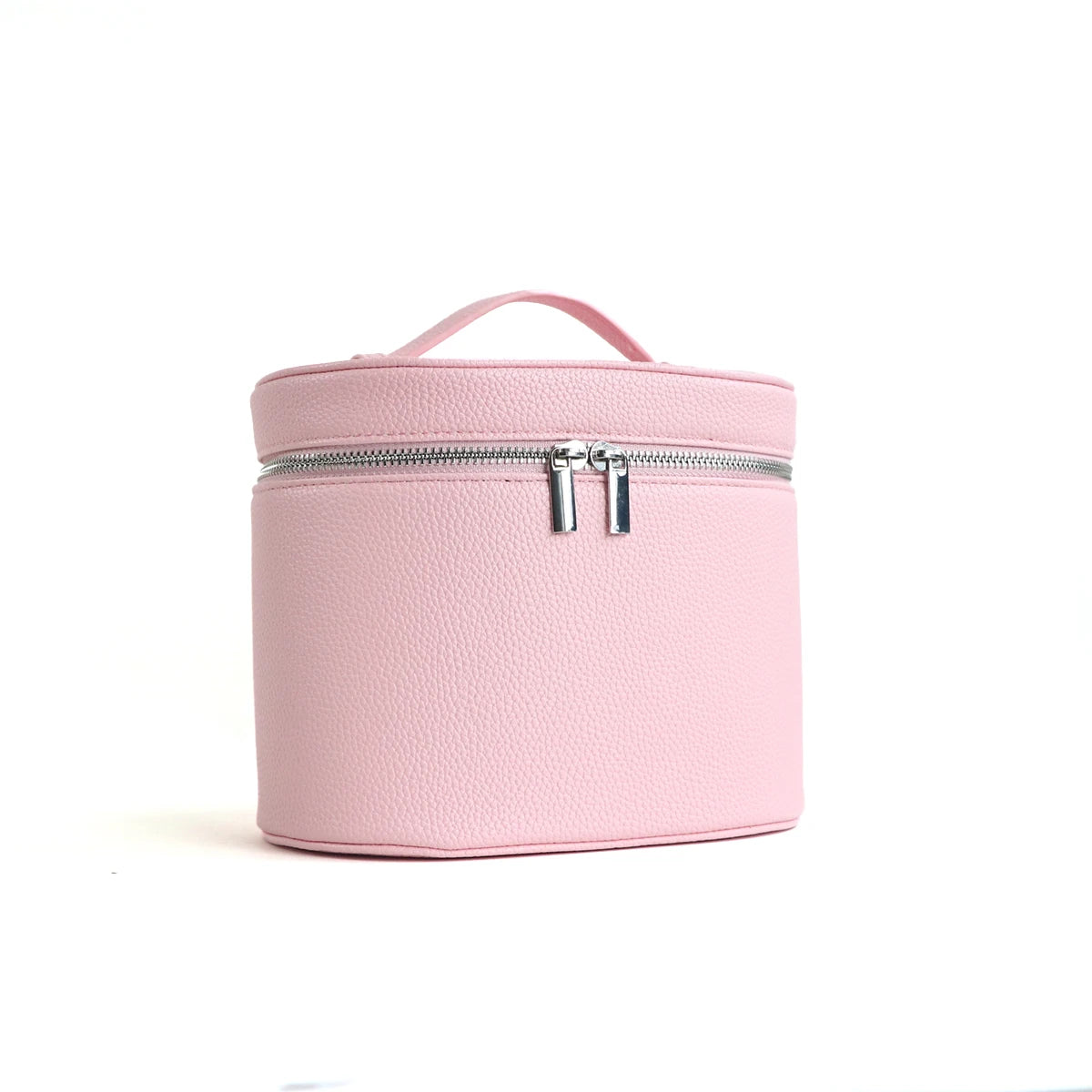 Personalized PU Leather Cosmetic Bag — Large Capacity Travel Makeup Organizer