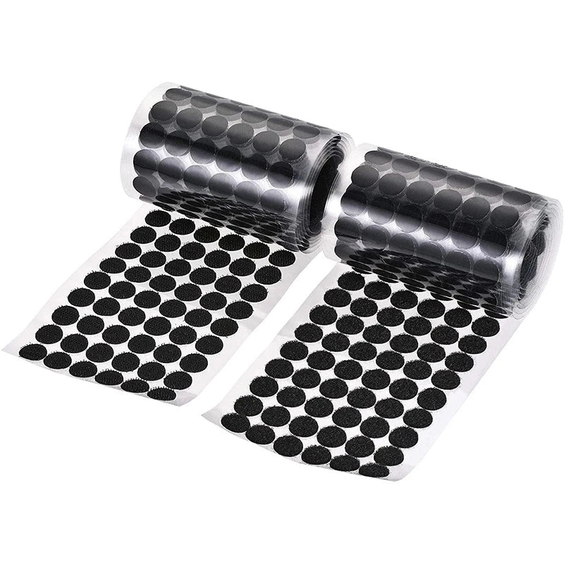 Self-Adhesive Hook and Loop Dot Stickers — Strong Nylon Fastener Tape