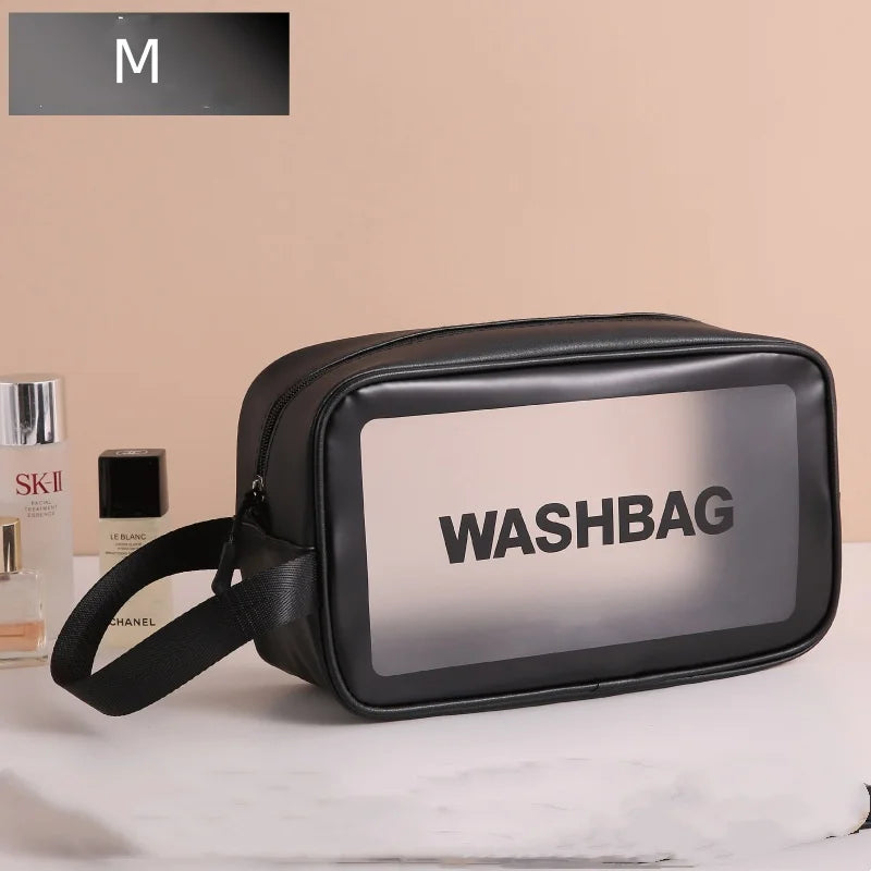 CCKANSCLE Transparent Cosmetic Bag — Large Capacity Travel Makeup Organizer