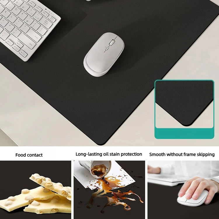 xummen PU Leather Desk Mat — Waterproof Large Mouse Pad for Office and Gaming