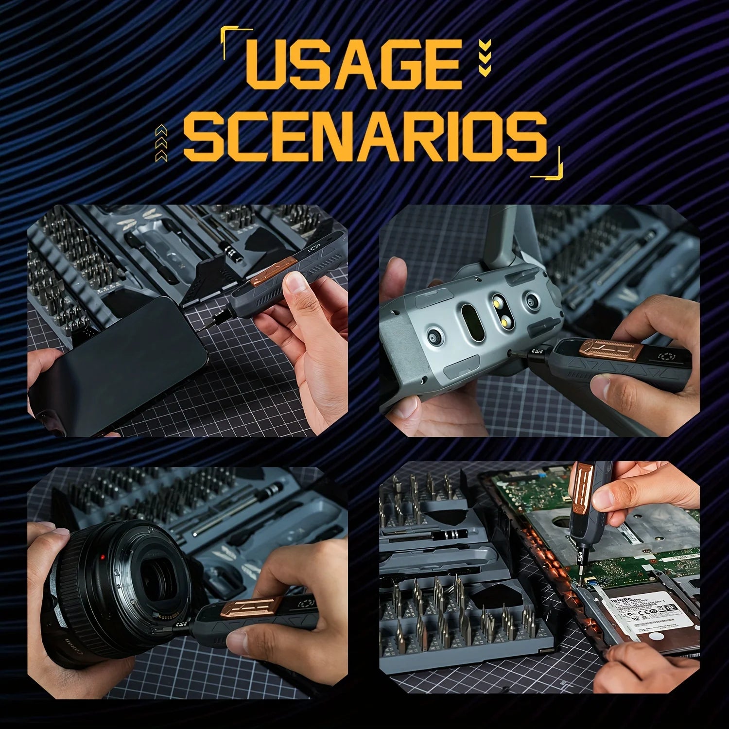 JAKEMY 180-in-1 Precision Screwdriver Set — Multifunctional Repair Kit