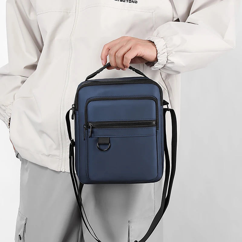 Messenger Sling Bag — Waterproof Oxford Crossbody Pouch for Daily Use