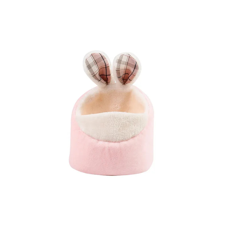 Fleece Hamster Nest — Cozy Warm Shelter for Small Pets