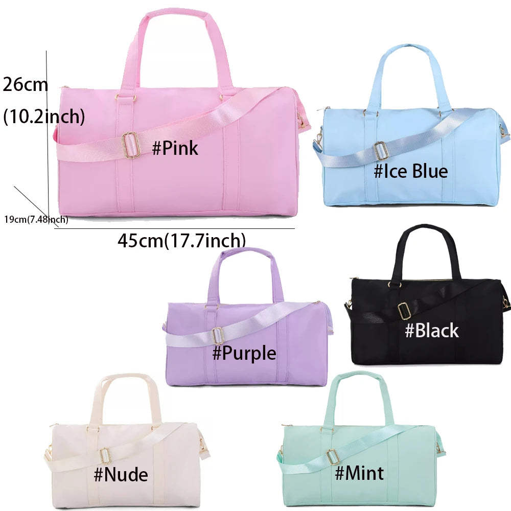 CAIBAN Waterproof Nylon Duffel Bag — Large Portable Travel & Sport Handbag
