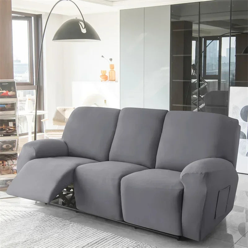 Yupartex Recliner Sofa Cover — Soft Polyester Slipcover for 1, 2, or 3 Seaters