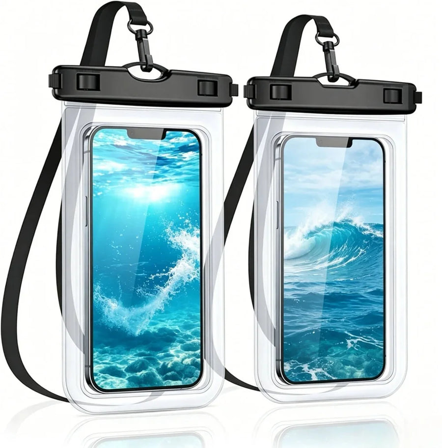 Waterproof Phone Pouch — Transparent Underwater Dry Bag for Swimming