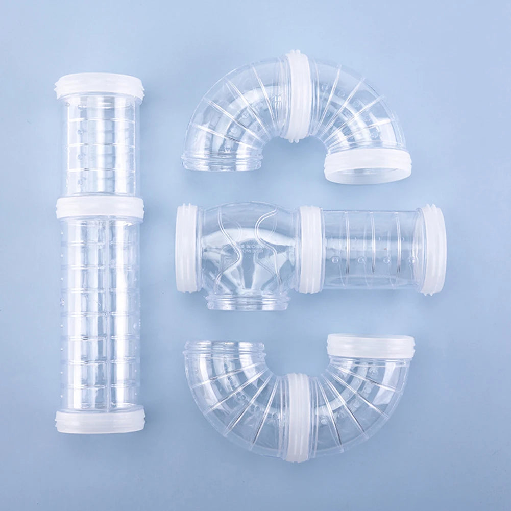 DIY Hamster Tunnel Maze Set — Customizable Pet Cage Pipeline Accessories