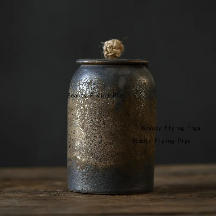 Ceramic Pet Memorial Urn — Keepsake Ash Jar for Small Animals