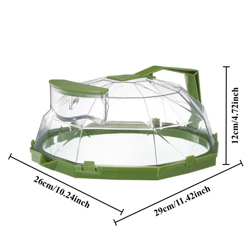 Microwave Splatter Cover — Moisture-Retaining Food Lid with Steamer