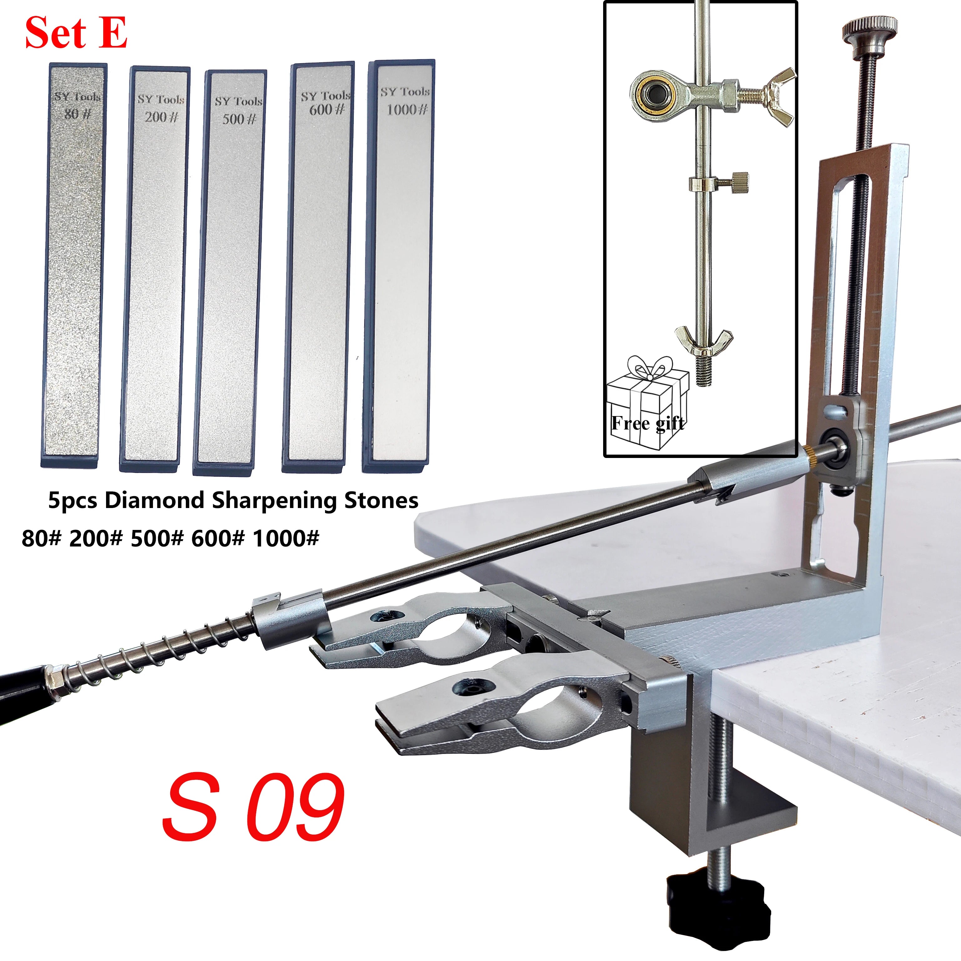 Sy tools Professional Fixed Angle Knife Sharpener — Precision Sharpening System