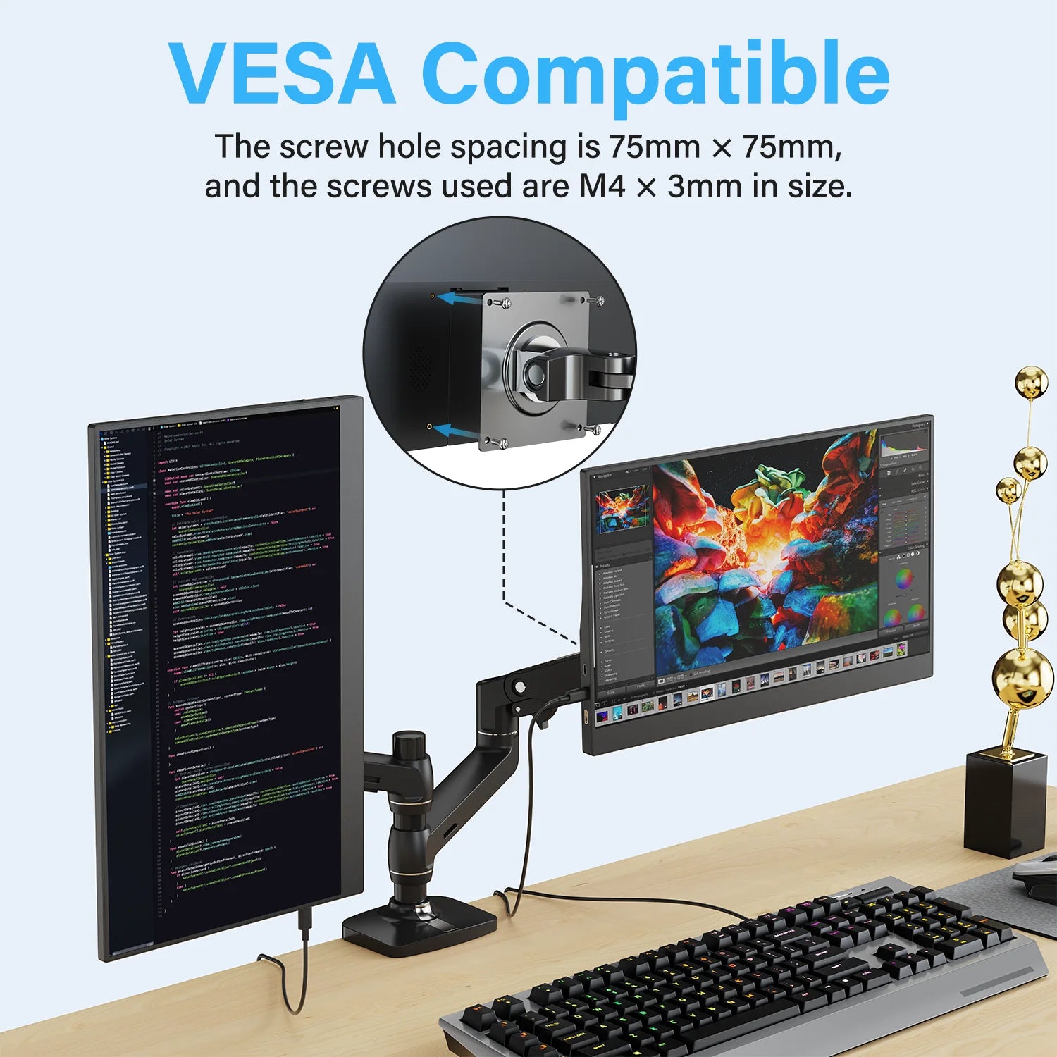 amoudo 15.6 Inch Portable Monitor — Full HD IPS Slim Display for Laptop