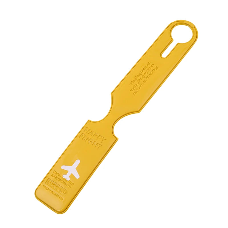 Clyine Luggage Tag Holder — Durable PVC Suitcase ID Cover