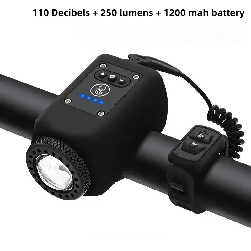 MIHJUSFDH Rechargeable Bike Light and Horn — Waterproof MTB Cycling Accessory