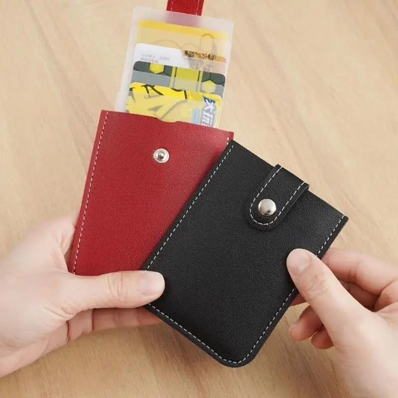 Slim Floral Card Holder Wallet — Minimalist Capacity for Credit Cards & ID