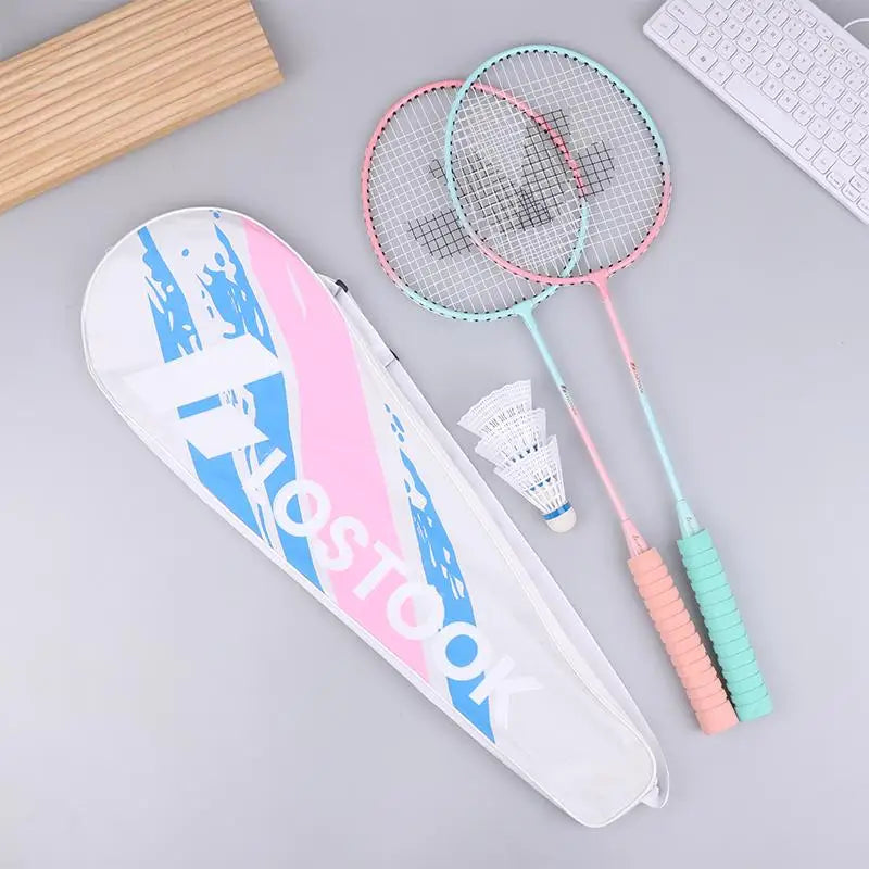 JETTING Badminton Set — Durable Iron Alloy Rackets with Shuttlecocks