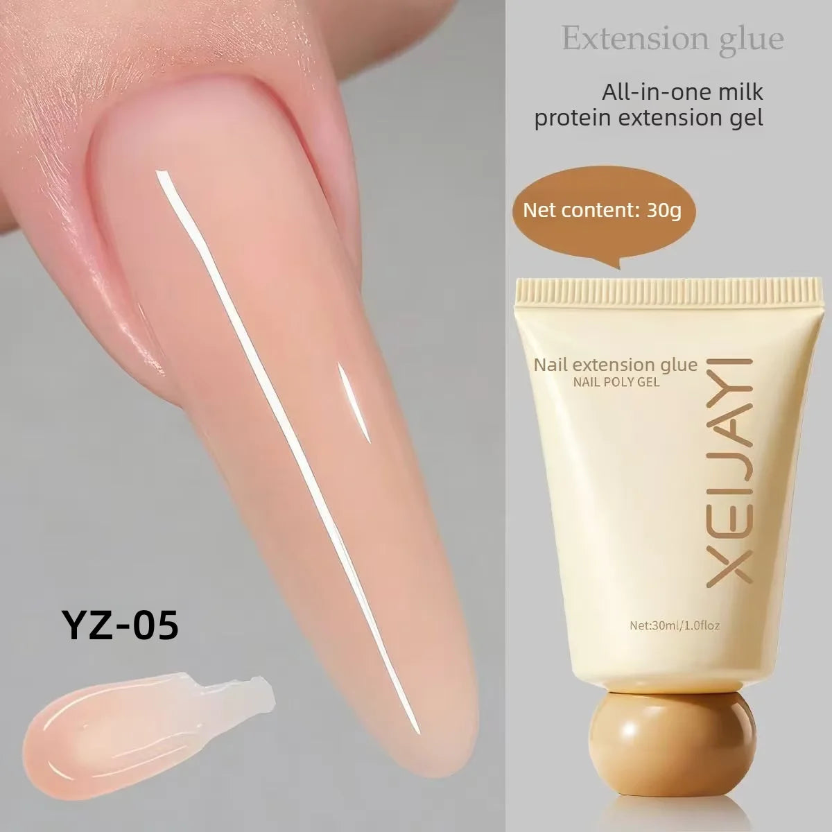 XEIJAYI Poly Gel Nail Extension Kit — Bubble-Free Builder Gel for Manicures
