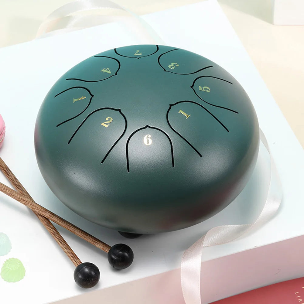Crazy Stone 3 Inch Handpan Drum — Ethereal Steel Tongue Percussion Kit