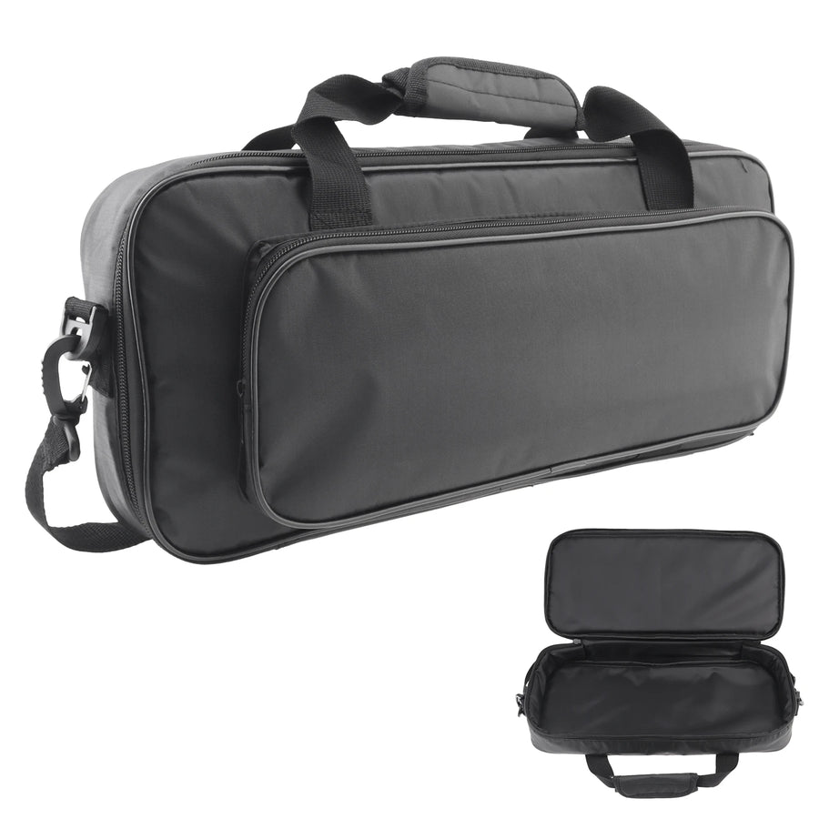 MuzcYM Guitar Pedalboard Bag — Padded Travel Case with Shoulder Strap