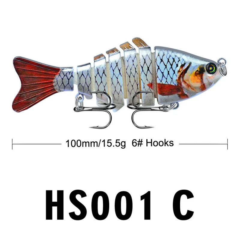Multi-Section Fishing Lure Set — Versatile Artificial Bait for Various Waters