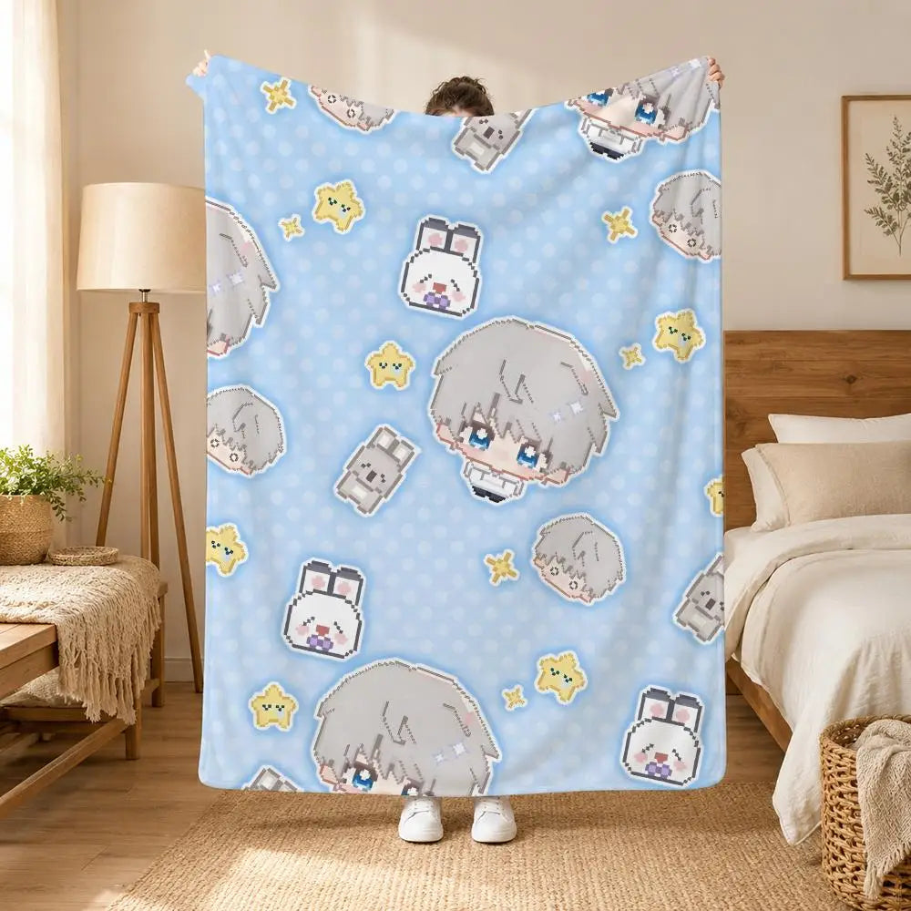 Ultra Soft Flannel Throw Blanket — Cozy Plush Fabric for Home and Travel
