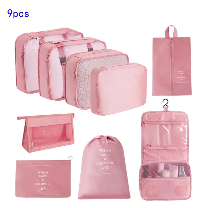 Travel Packing Cube Sets — Luggage Organizers for Suitcases and Backpacks