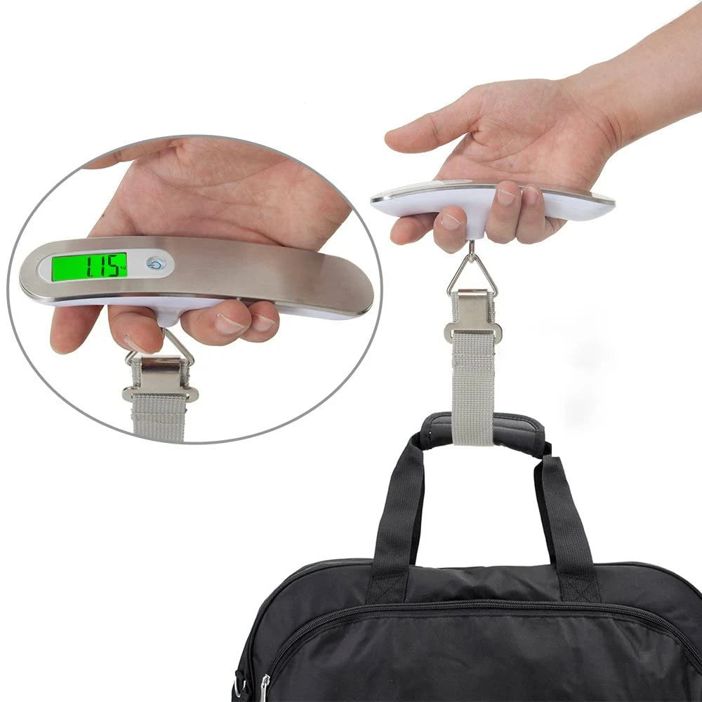 Digital Luggage Scale — Portable Hanging Weight Balance for Travel
