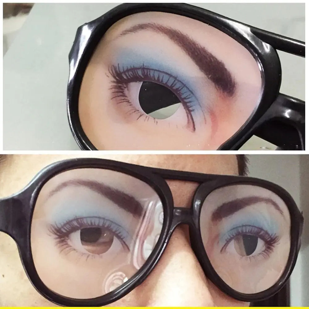 Eyeball Novelty Glasses — Funny Prank Eyewear for Parties and Photo Booths