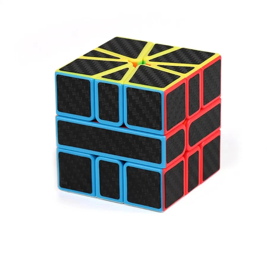 Carbon Fiber Texture Puzzle Cube Collection — Brain Teaser for All Skill Levels