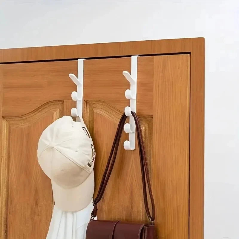 Over The Door Hanging Rack — Space Saving Storage Hooks for Bags and Jackets