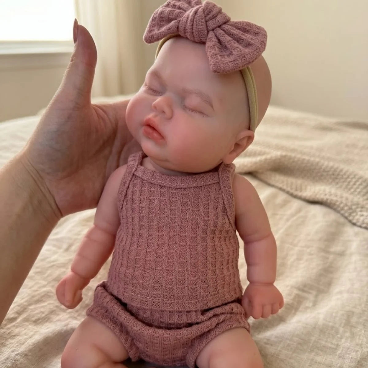 CatDoneca Lifelike Silicone Baby Doll — Soft Touch Reborn Girl Toy